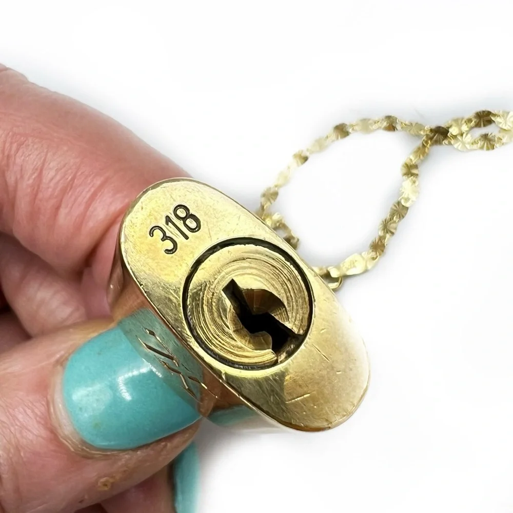 Authentic Louis Vuitton Lock #318 NO KEY & Aftermarket 20